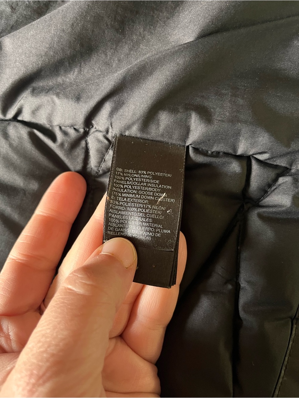 The North Face Black 550 Down Fill Zip Vest XS - Picture 11 of 12